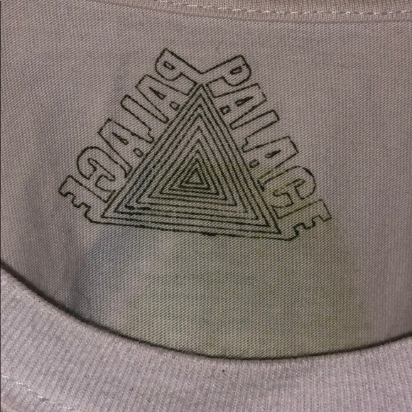 Palace Tri-Ferg Smudge T-Shirt White - Picture 5 of 9